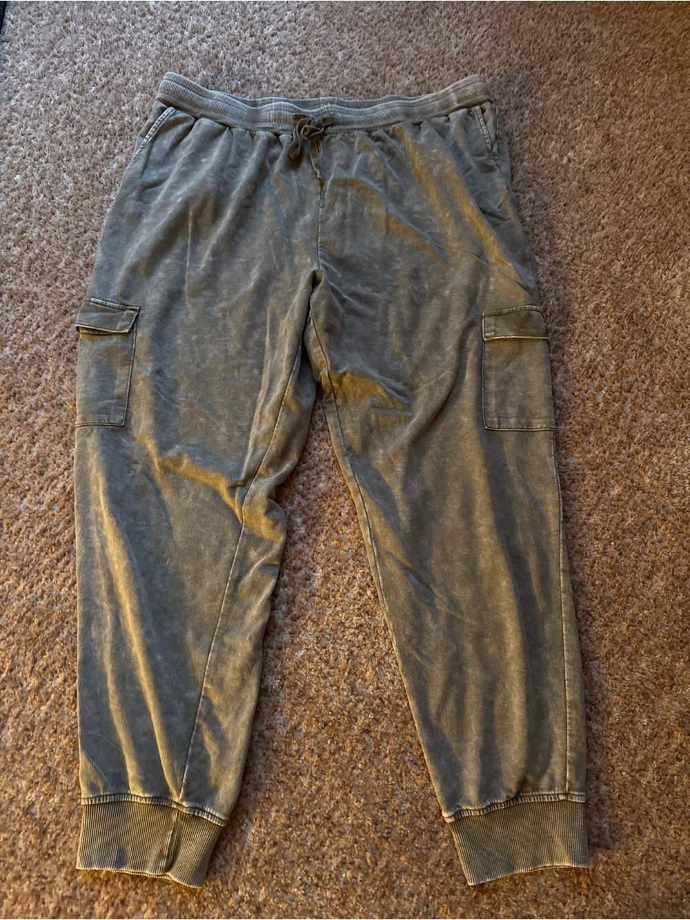 Women’s Jane n Delancey Olive Green Cargo Jogger Pants size xl - Casual Comfort